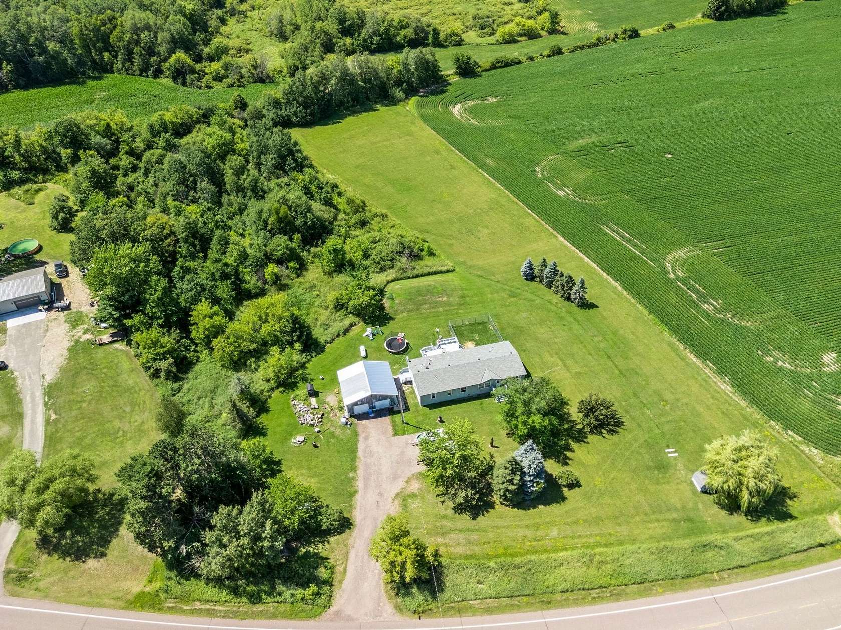 5 Acres of Land with Home for Sale in Pine City, Minnesota