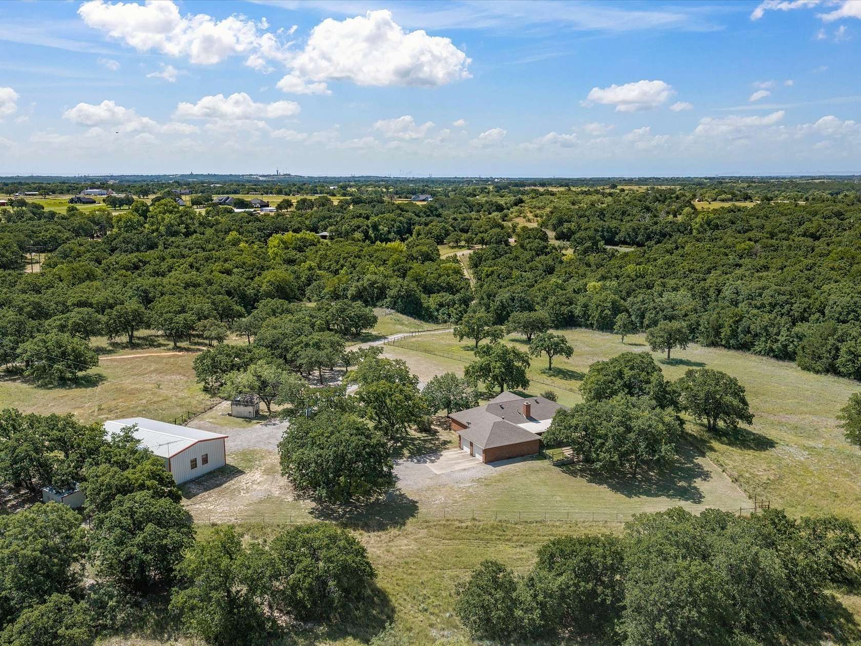 20.2 Acres of Land with Home for Sale in Alvord, Texas