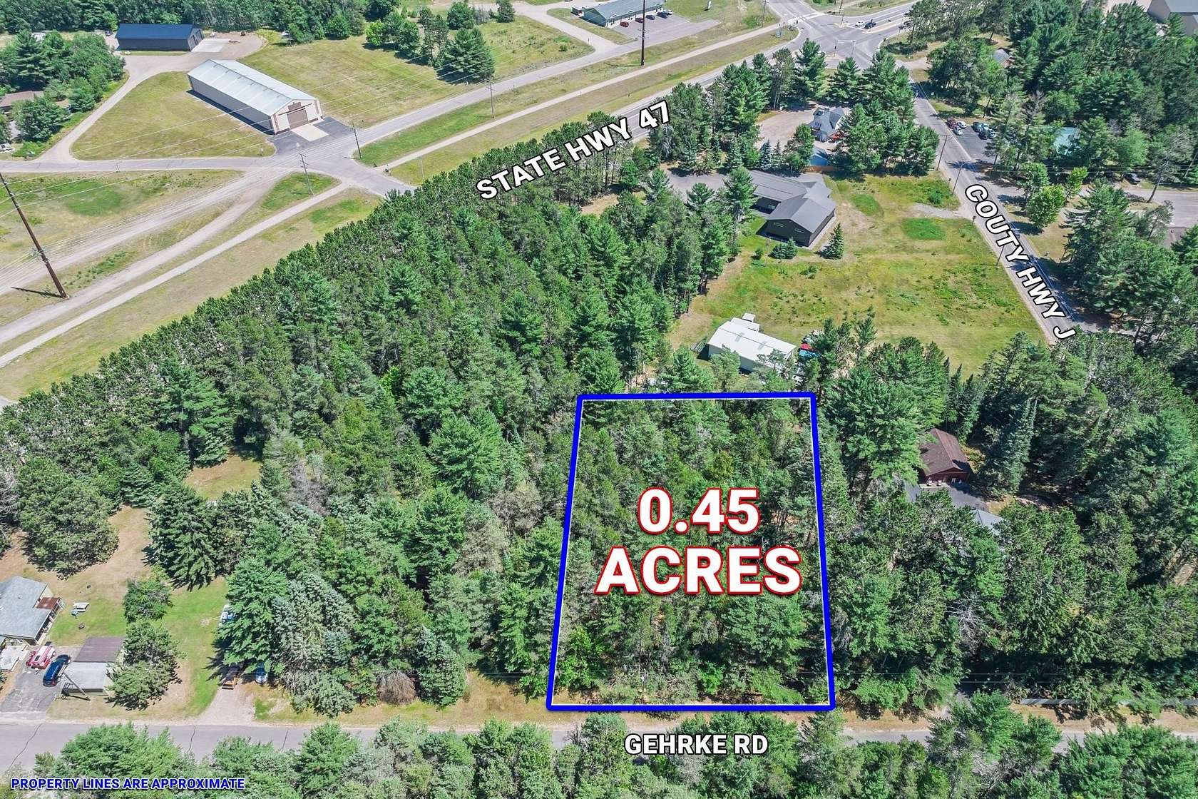0.45 Acres of Mixed-Use Land for Sale in Woodruff, Wisconsin