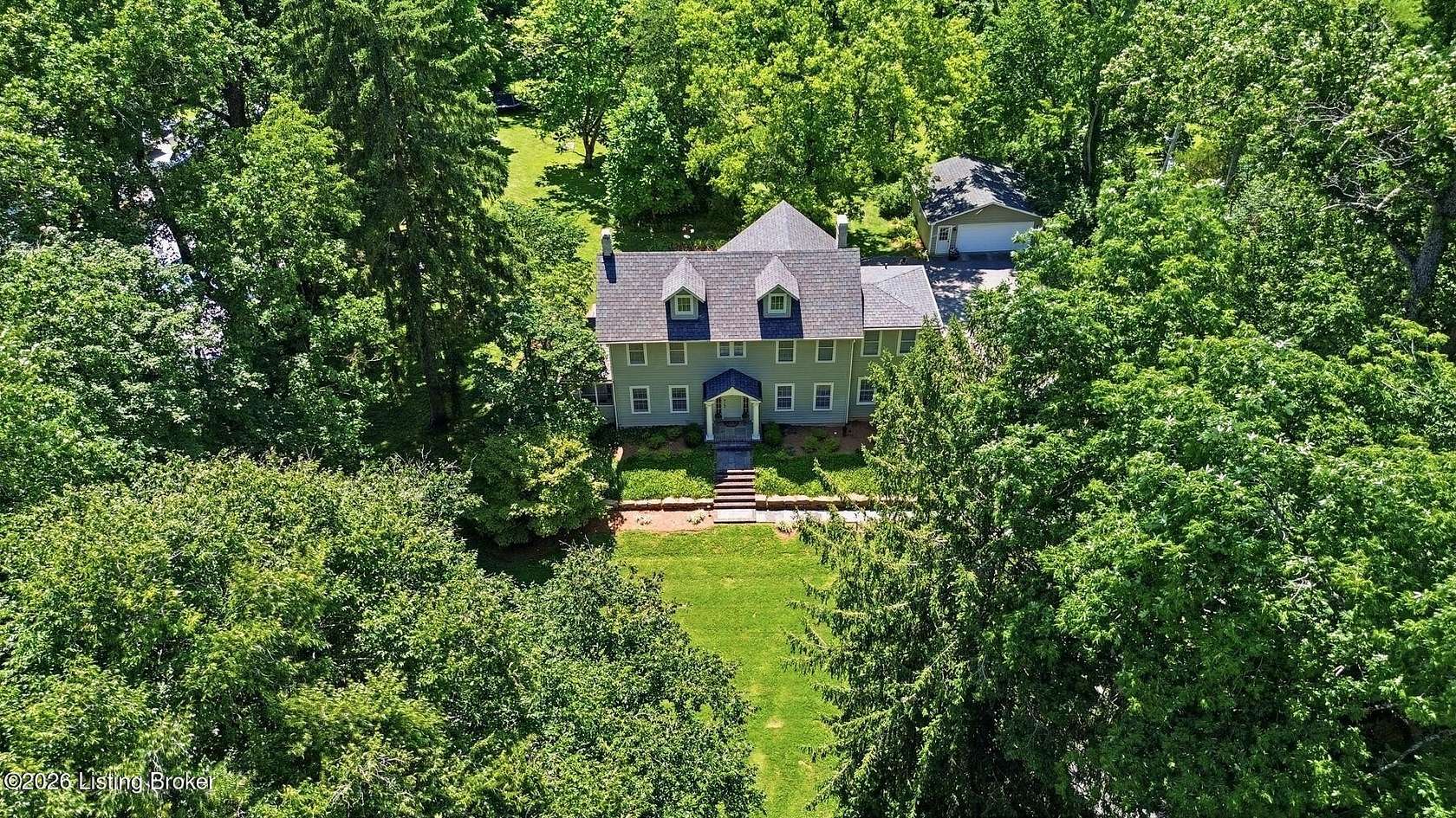 2 Acres of Land with Home for Sale in Anchorage, Kentucky