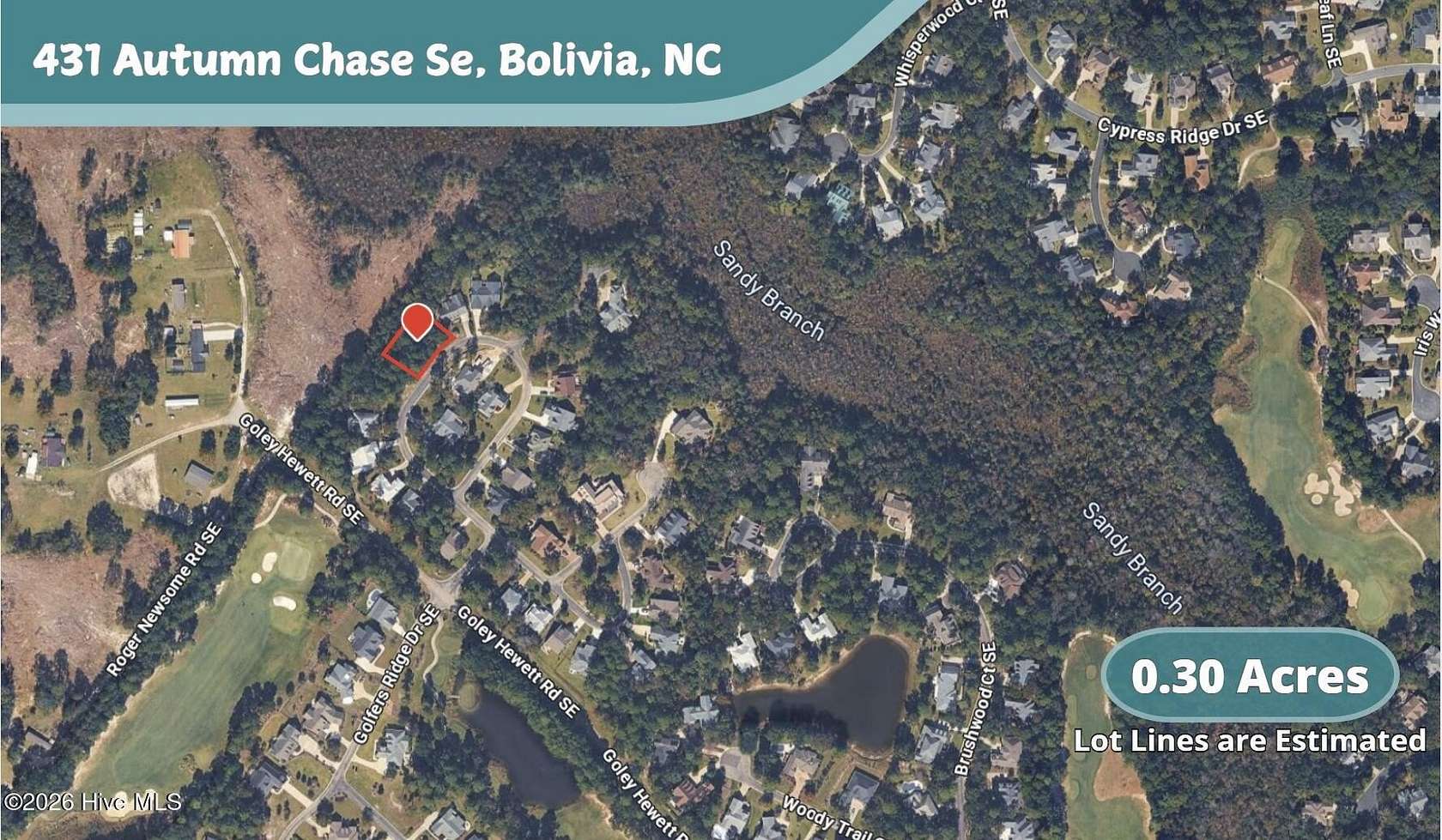 0.3 Acres of Residential Land for Sale in Bolivia, North Carolina