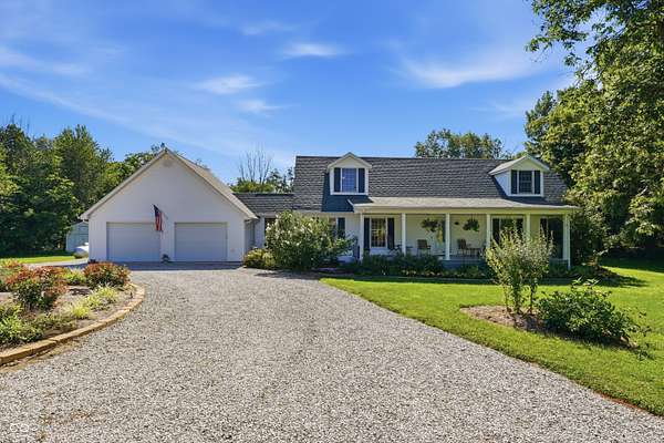 2.76 Acres of Land with Home for Sale in Coatesville, Indiana