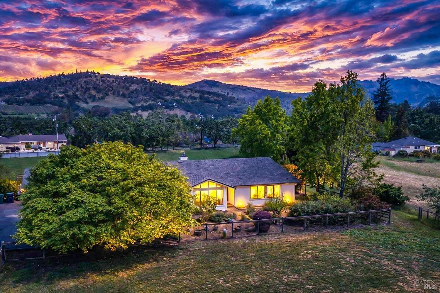 2.43 Acres of Land with Home for Sale in Santa Rosa, California