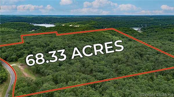 68 Acres of Recreational Land for Sale in Rocky Mount, Missouri
