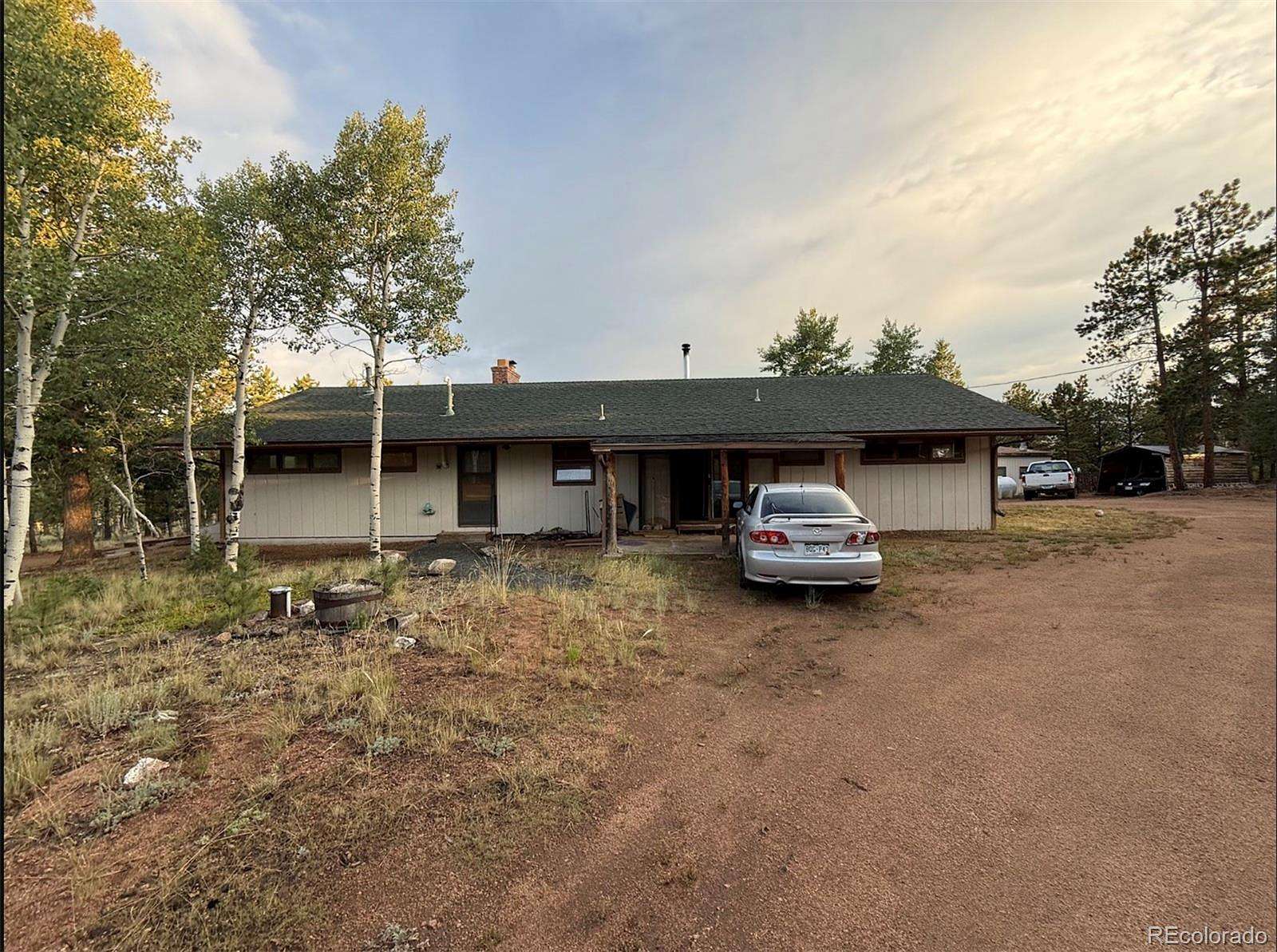 3.68 Acres of Land with Home for Sale in Bailey, Colorado