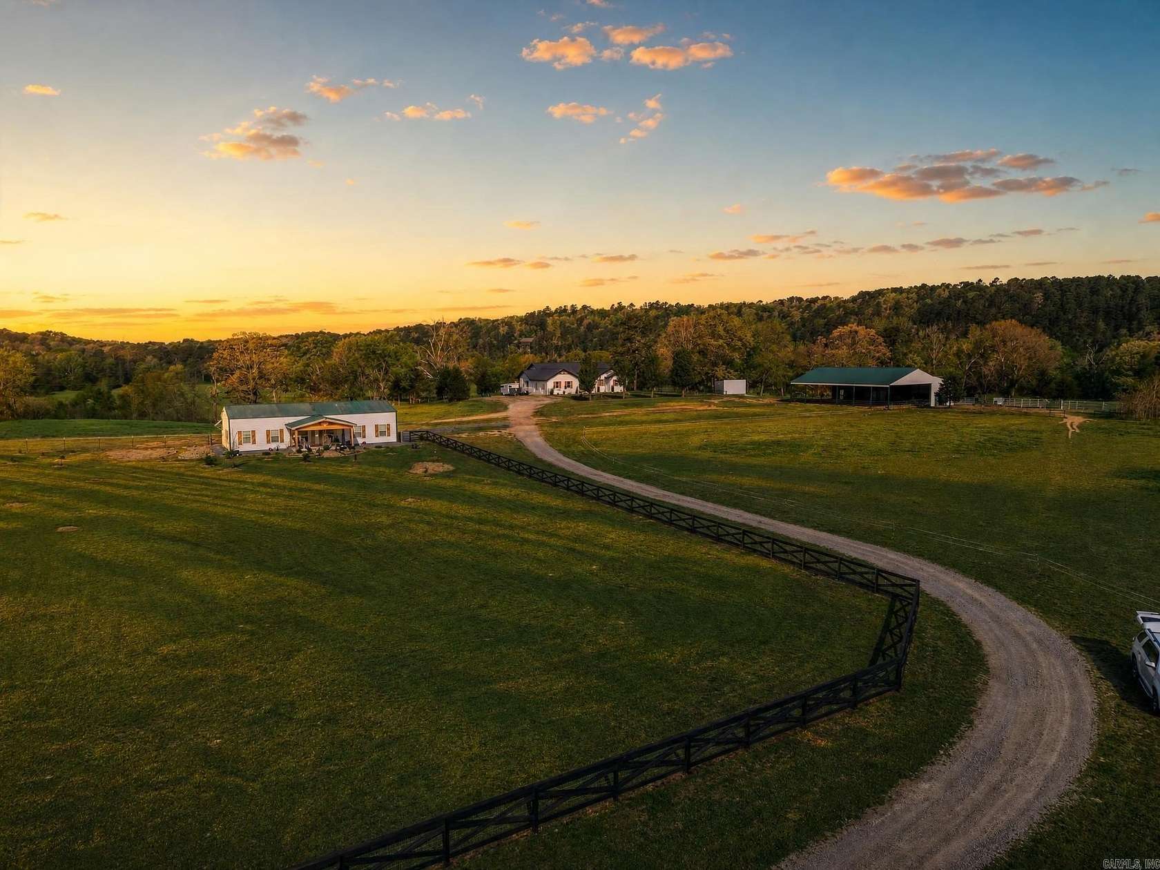 81.9 Acres of Land with Home for Sale in Mount Ida, Arkansas