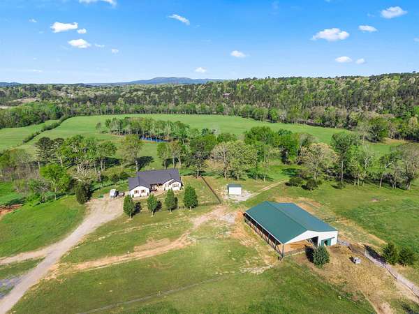81.9 Acres of Land with Home for Sale in Mount Ida, Arkansas