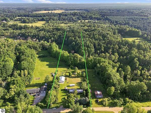 5.75 Acres of Land with Home for Sale in Mesick, Michigan