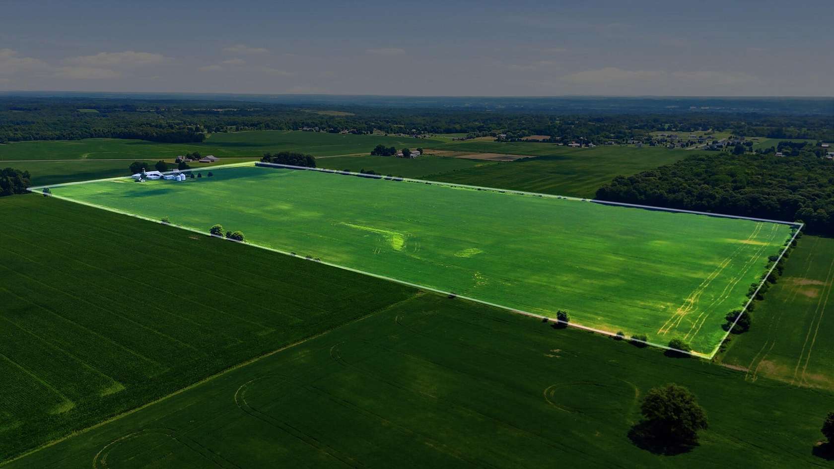 79.4 Acres of Agricultural Land with Home for Auction in Springfield, Ohio