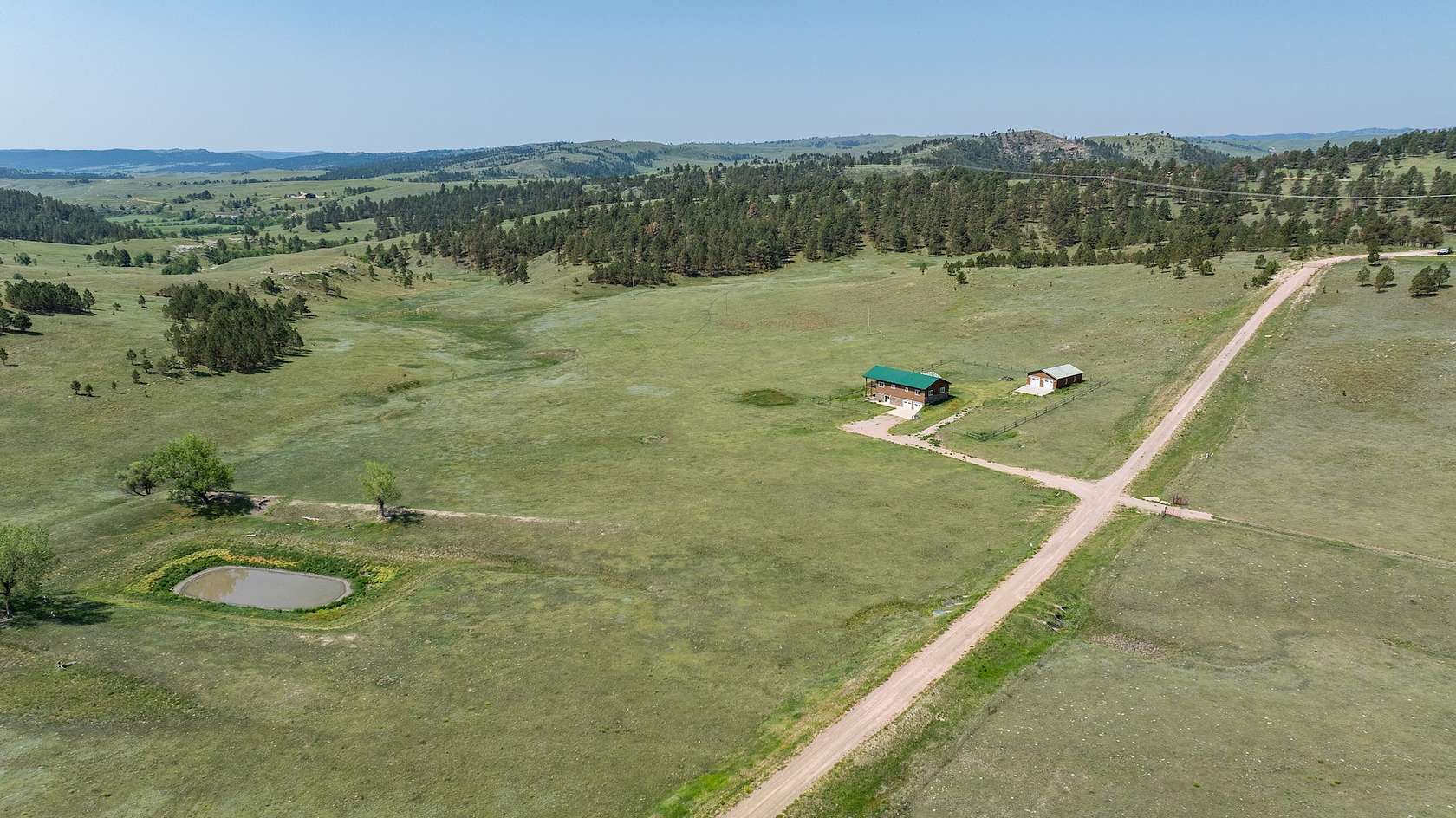2,124 Acres of Recreational Land with Home for Sale in Fairburn, South Dakota
