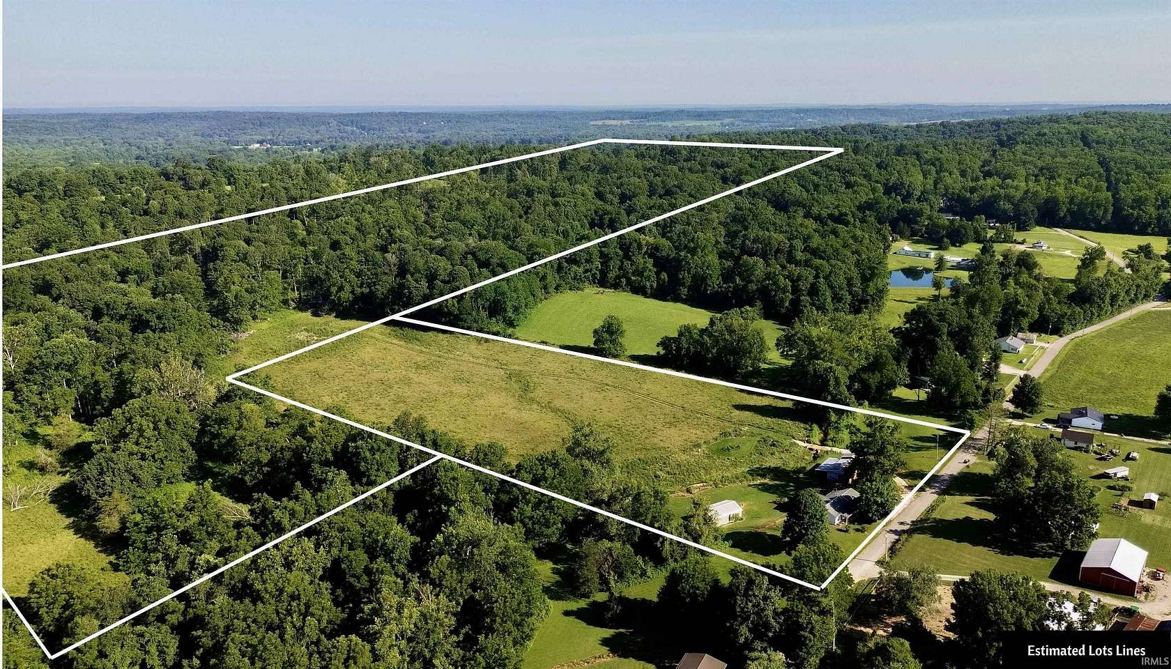 61 Acres of Land with Home for Sale in Bloomington, Indiana