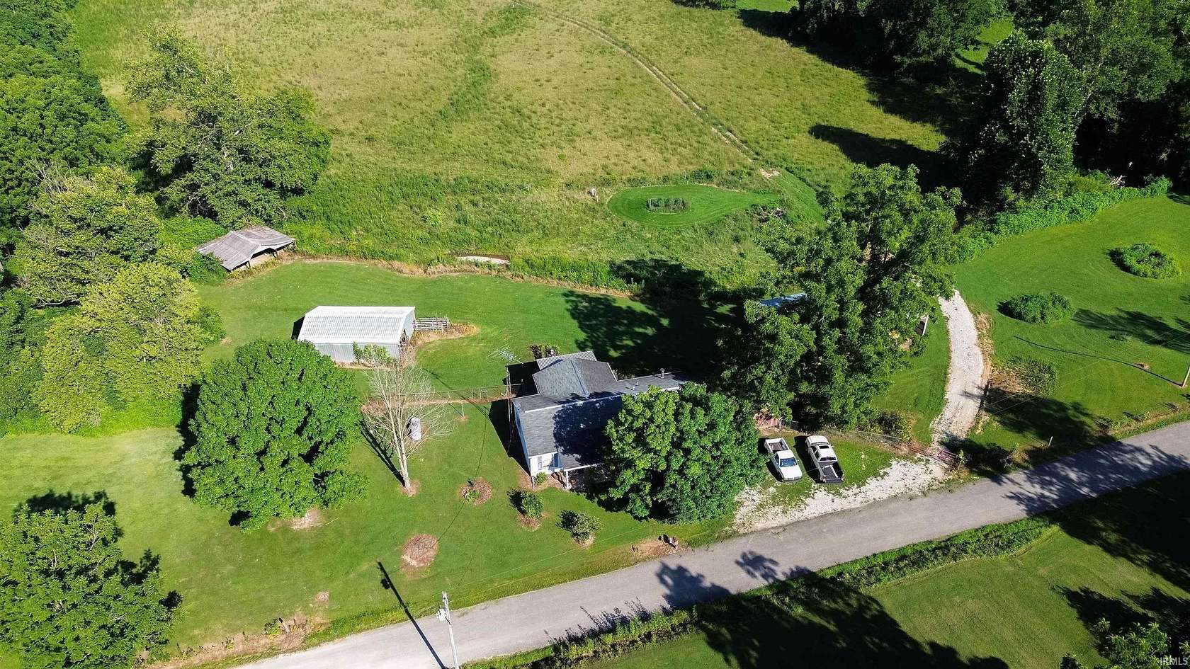 61 Acres of Land with Home for Sale in Bloomington, Indiana