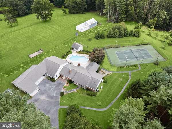 21.6 Acres of Recreational Land with Home for Sale in Westminster, Maryland