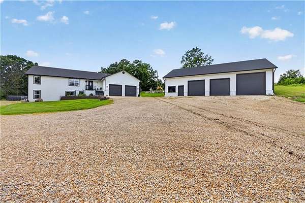 15.4 Acres of Recreational Land with Home for Sale in Tonganoxie, Kansas
