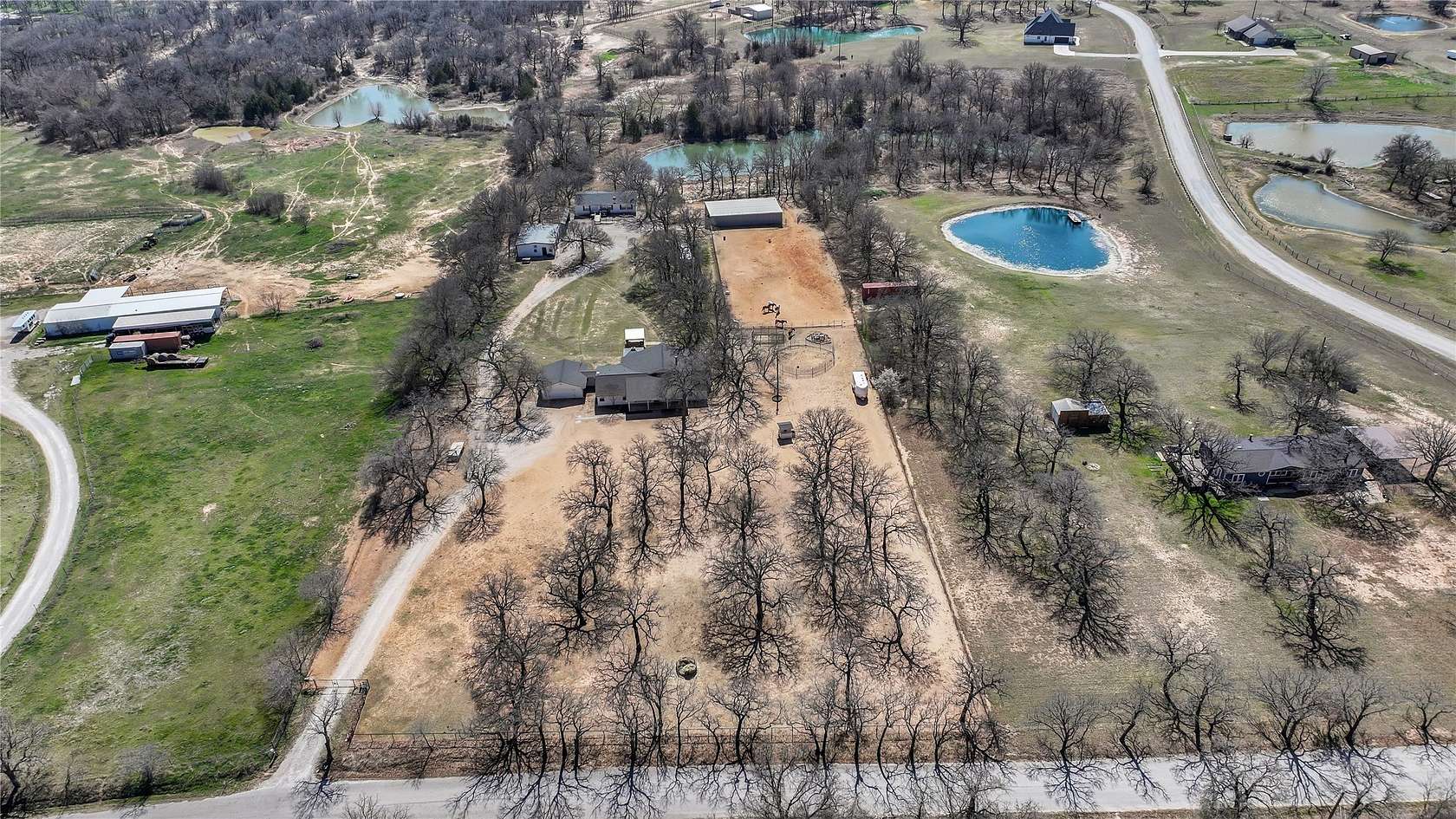 6.8 Acres of Land with Home for Sale in Paradise, Texas