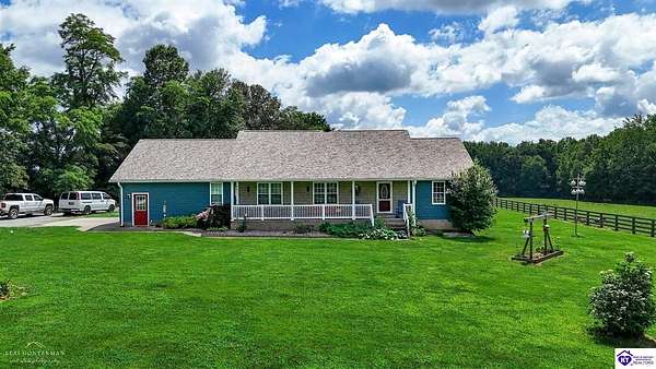 244 Acres of Land with Home for Sale in Greensburg, Kentucky