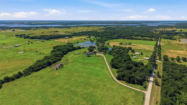 10.8 Acres of Land with Home for Sale in Collinsville, Texas