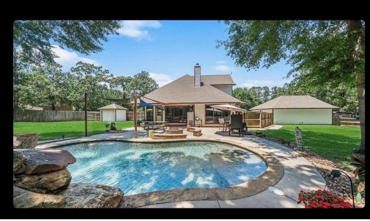 1.5 Acres of Land with Home for Sale in Willis, Texas