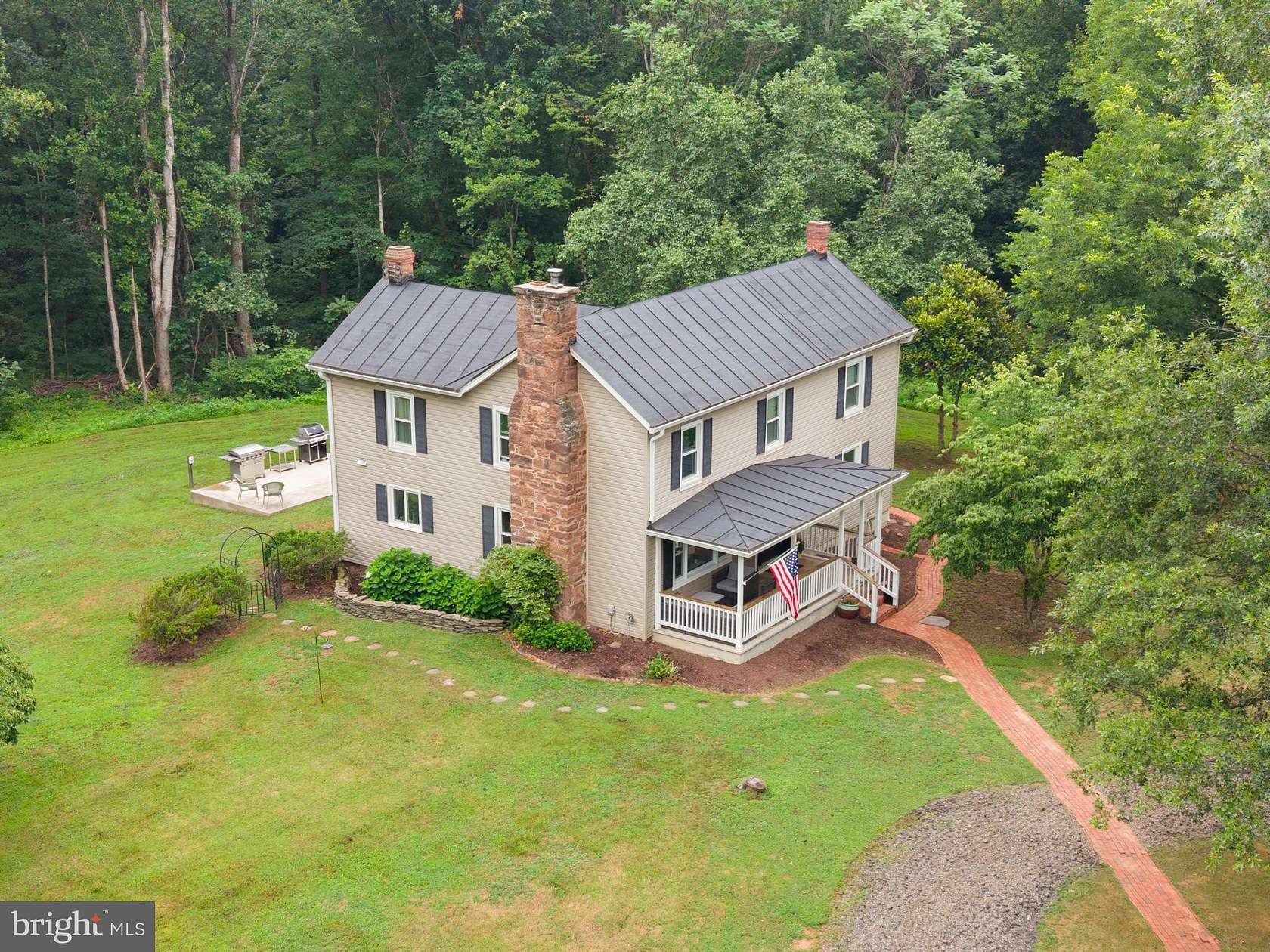 5 Acres of Land with Home for Sale in Midland, Virginia
