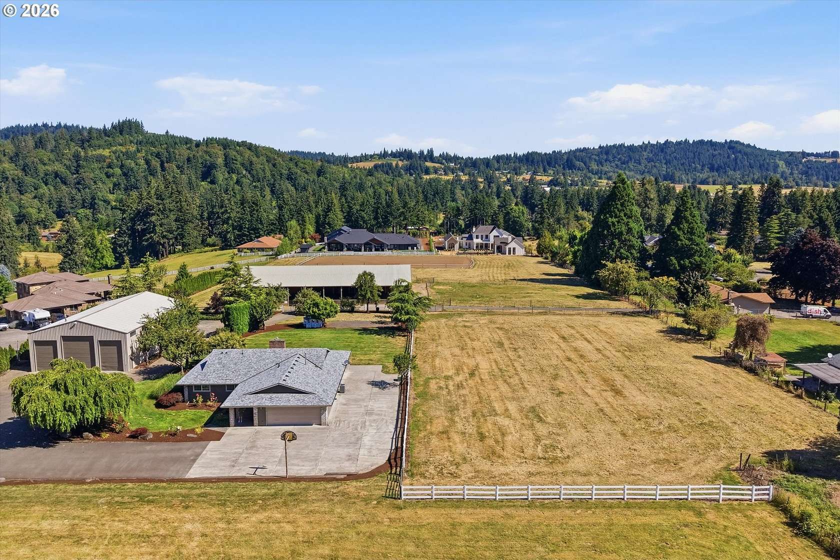 5.5 Acres of Land with Home for Sale in Damascus, Oregon