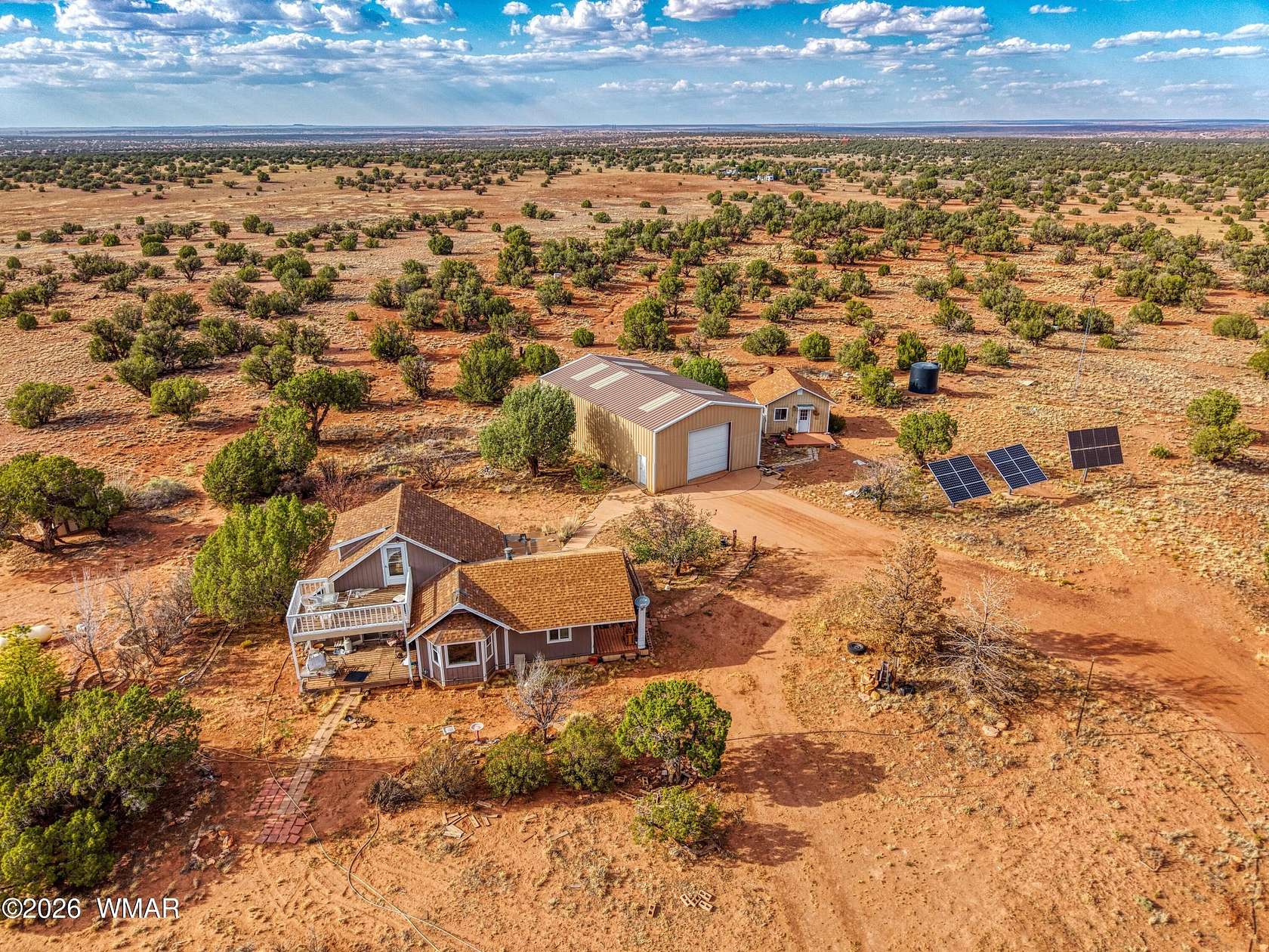 121 Acres of Recreational Land with Home for Sale in Concho, Arizona