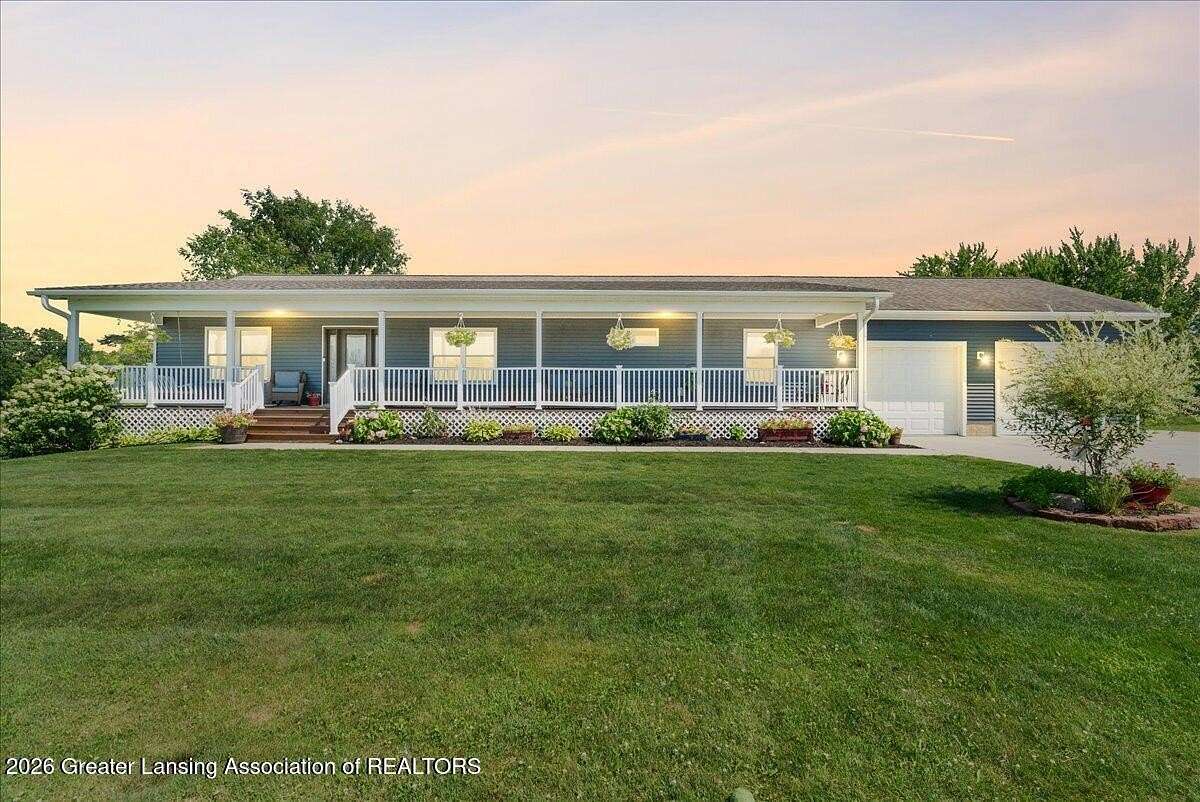 4.55 Acres of Land with Home for Sale in Perry, Michigan