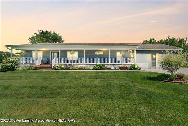 4.55 Acres of Land with Home for Sale in Perry, Michigan