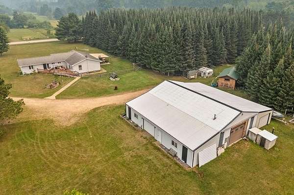 6.24 Acres of Land with Home for Sale in Mountain, Wisconsin