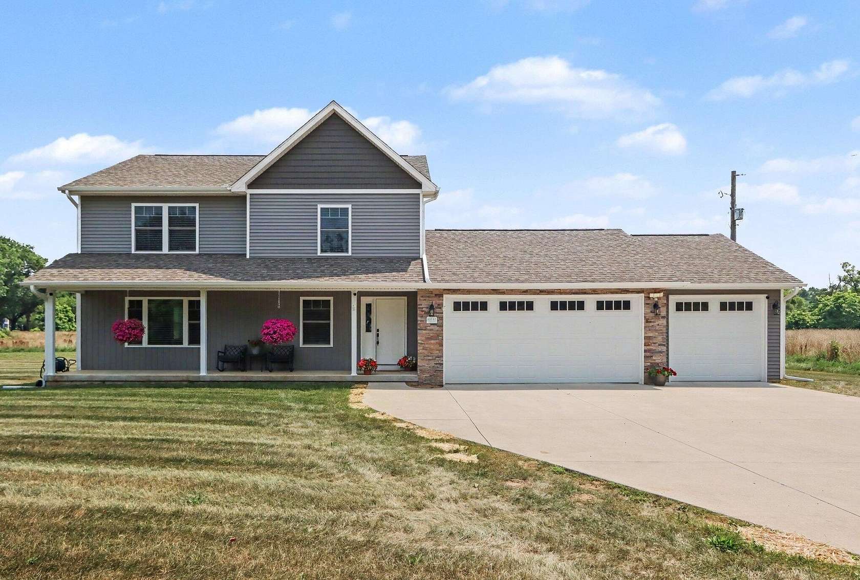 1.5 Acres of Land with Home for Sale in Vicksburg, Michigan