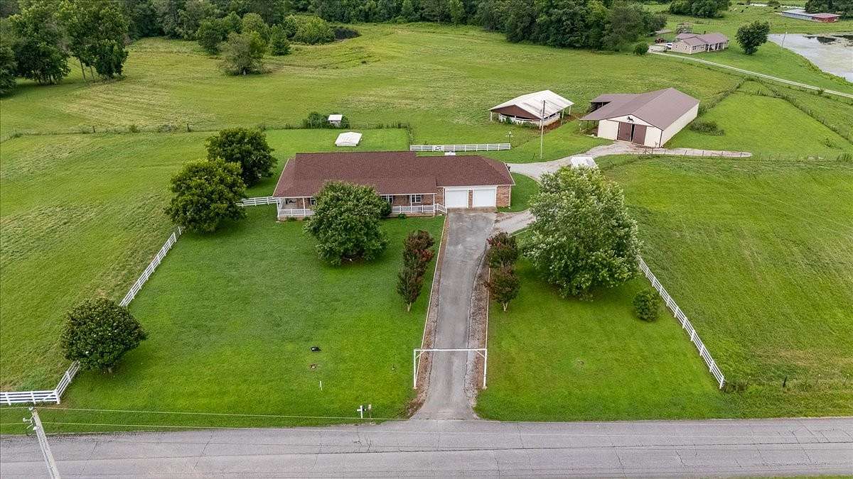 24 Acres of Agricultural Land with Home for Sale in Lawrenceburg, Tennessee