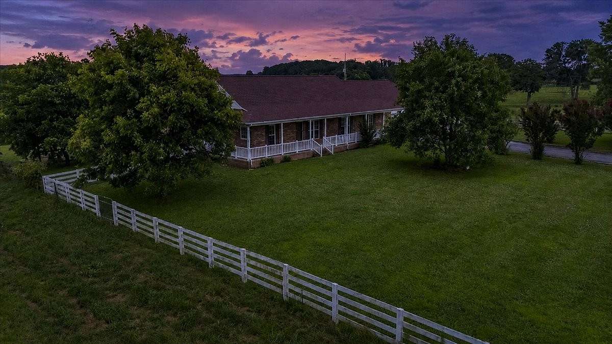24 Acres of Agricultural Land with Home for Sale in Lawrenceburg, Tennessee