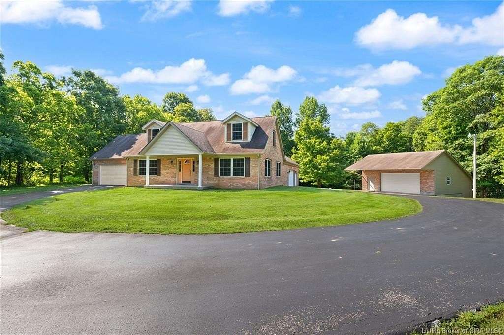18.4 Acres of Recreational Land with Home for Sale in Georgetown, Indiana