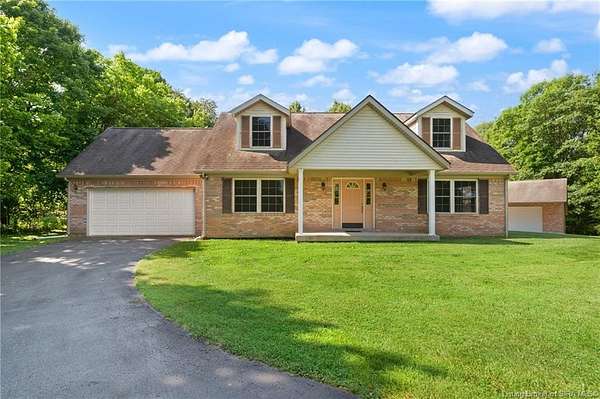 18.4 Acres of Recreational Land with Home for Sale in Georgetown, Indiana