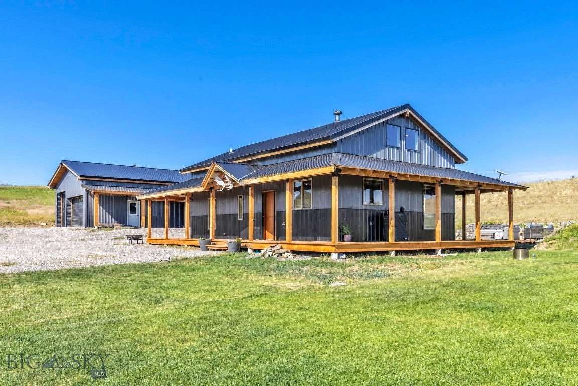 10 Acres of Land with Home for Sale in Livingston, Montana
