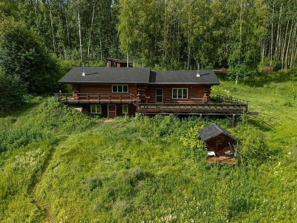 26.6 Acres of Recreational Land with Home for Sale in Fairbanks, Alaska