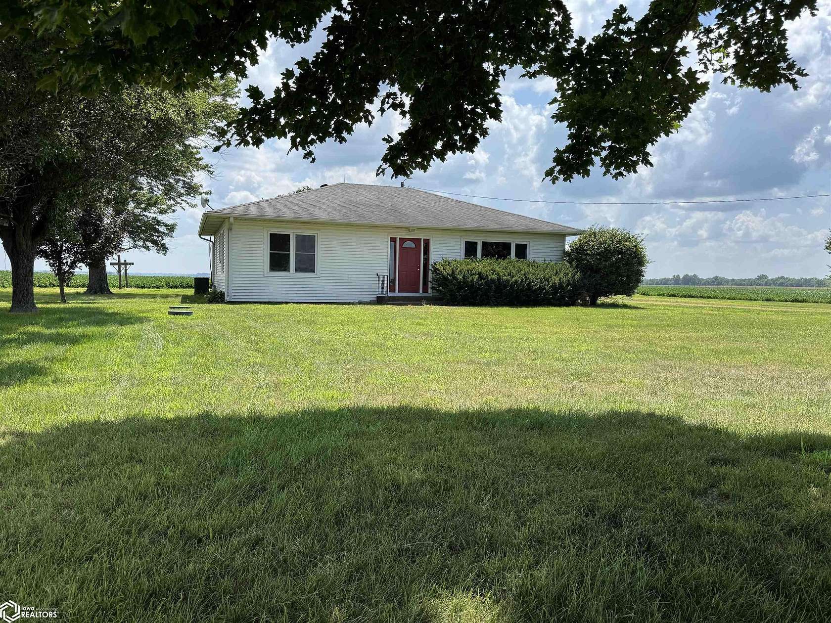 5.36 Acres of Land with Home for Sale in Wapello, Iowa