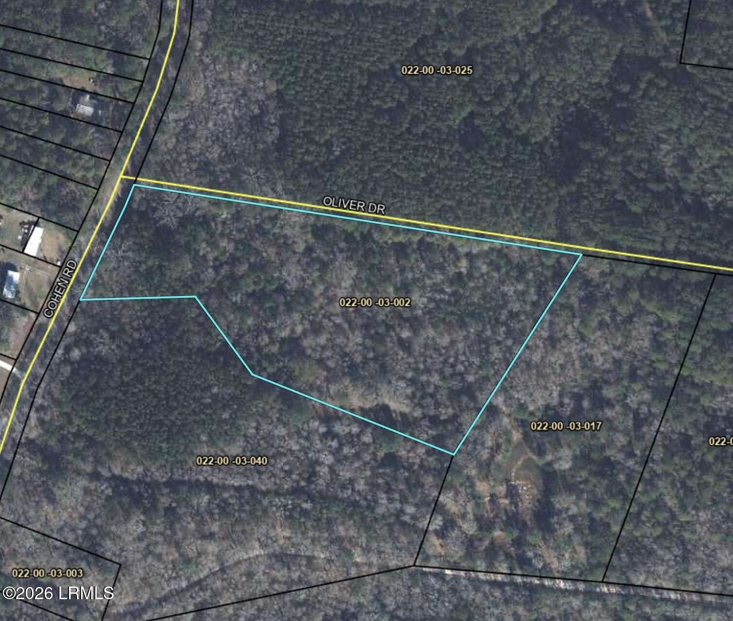 6 Acres of Land for Sale in Pineland, South Carolina