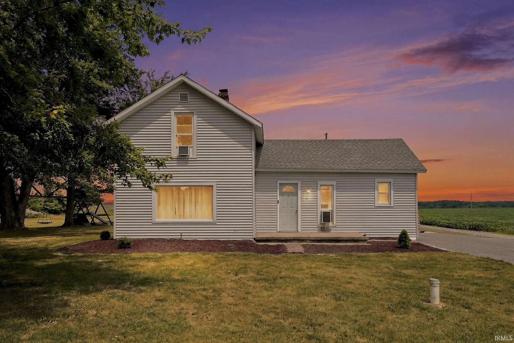 2 Acres of Land with Home for Sale in Hamilton, Indiana