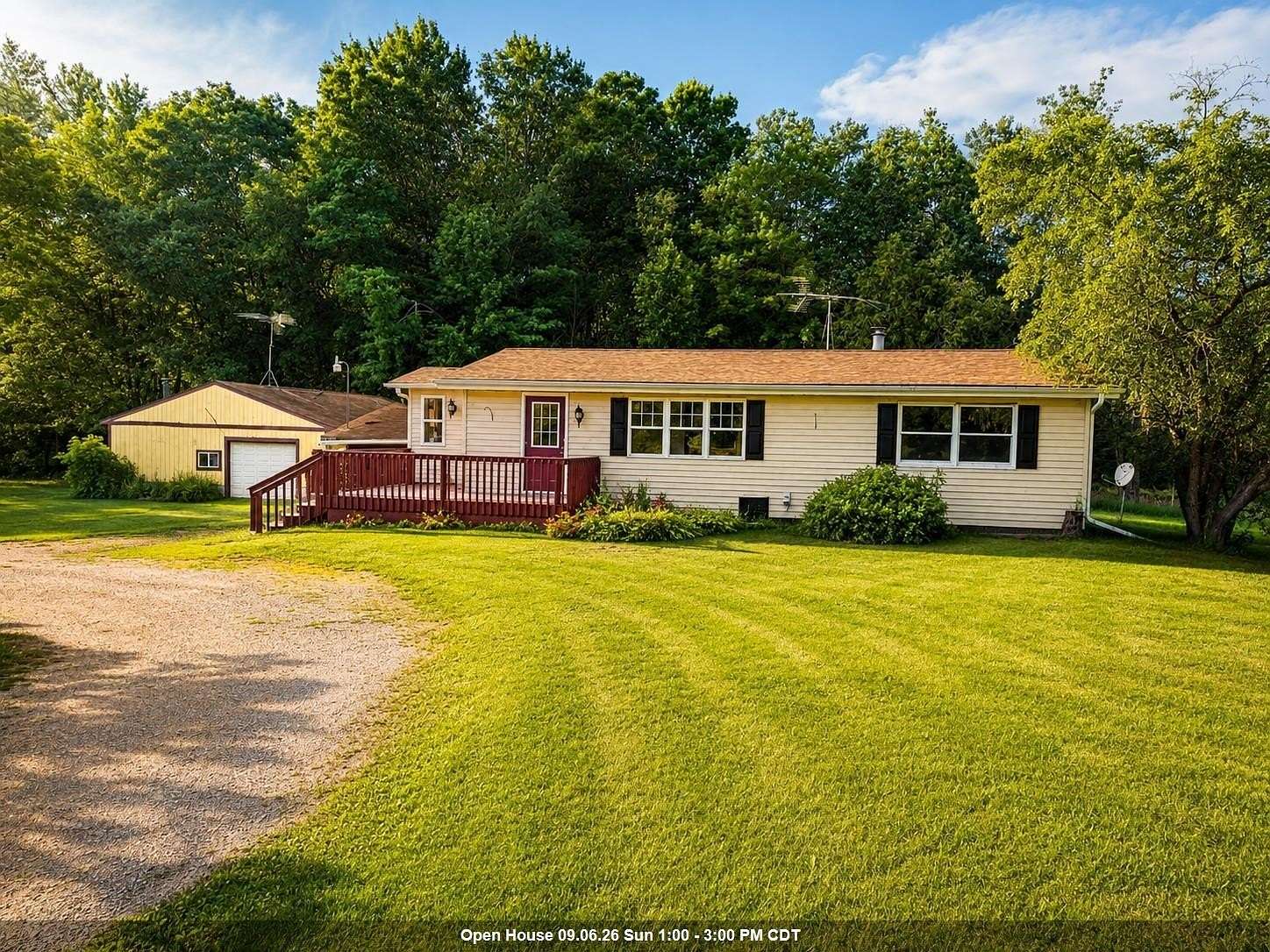 4.6 Acres of Land with Home for Sale in Gresham, Wisconsin