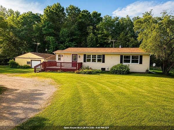 4.6 Acres of Land with Home for Sale in Gresham, Wisconsin