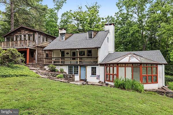 7.26 Acres of Land with Home for Sale in Pipersville, Pennsylvania