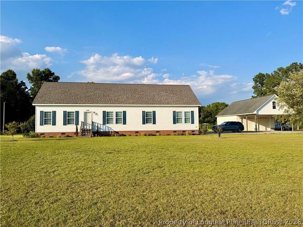 3.16 Acres of Land with Home for Sale in Lumberton, North Carolina