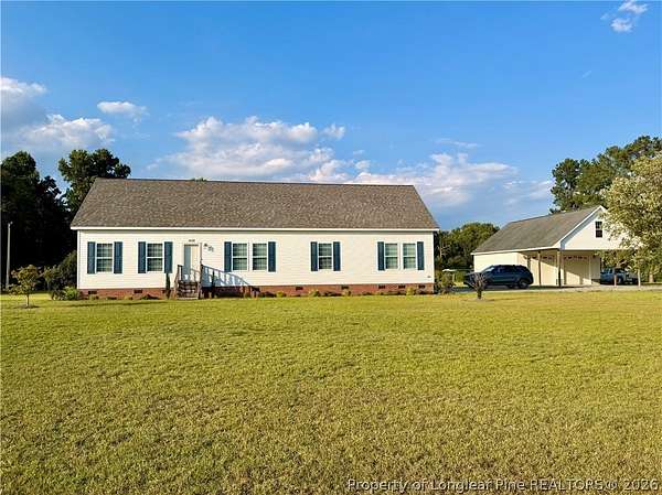 3.16 Acres of Land with Home for Sale in Lumberton, North Carolina