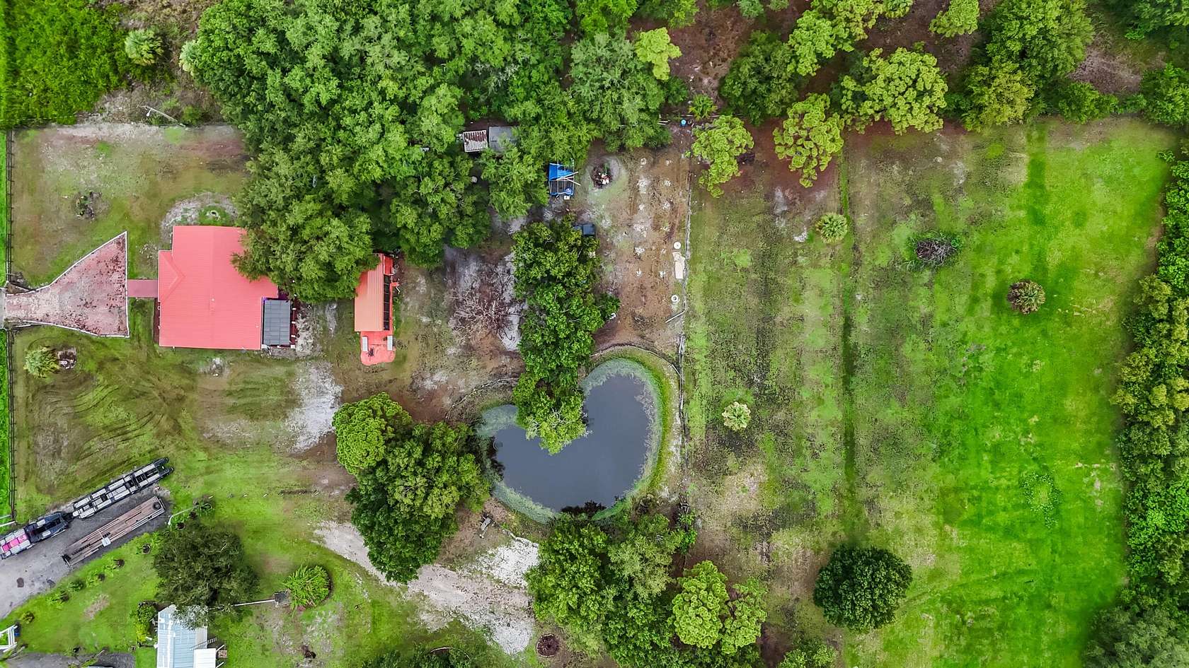 2.5 Acres of Land with Home for Sale in Clewiston, Florida