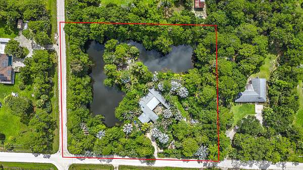 2.5 Acres of Land with Home for Sale in Jupiter, Florida