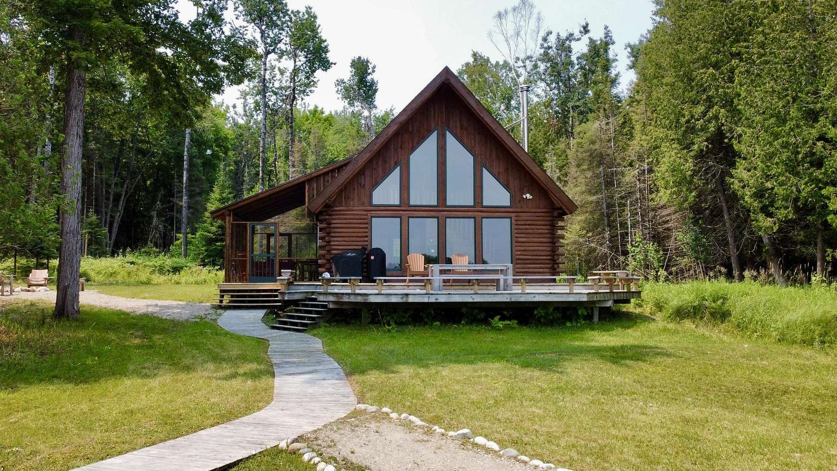 1.84 Acres of Land with Home for Sale in Cedarville, Michigan