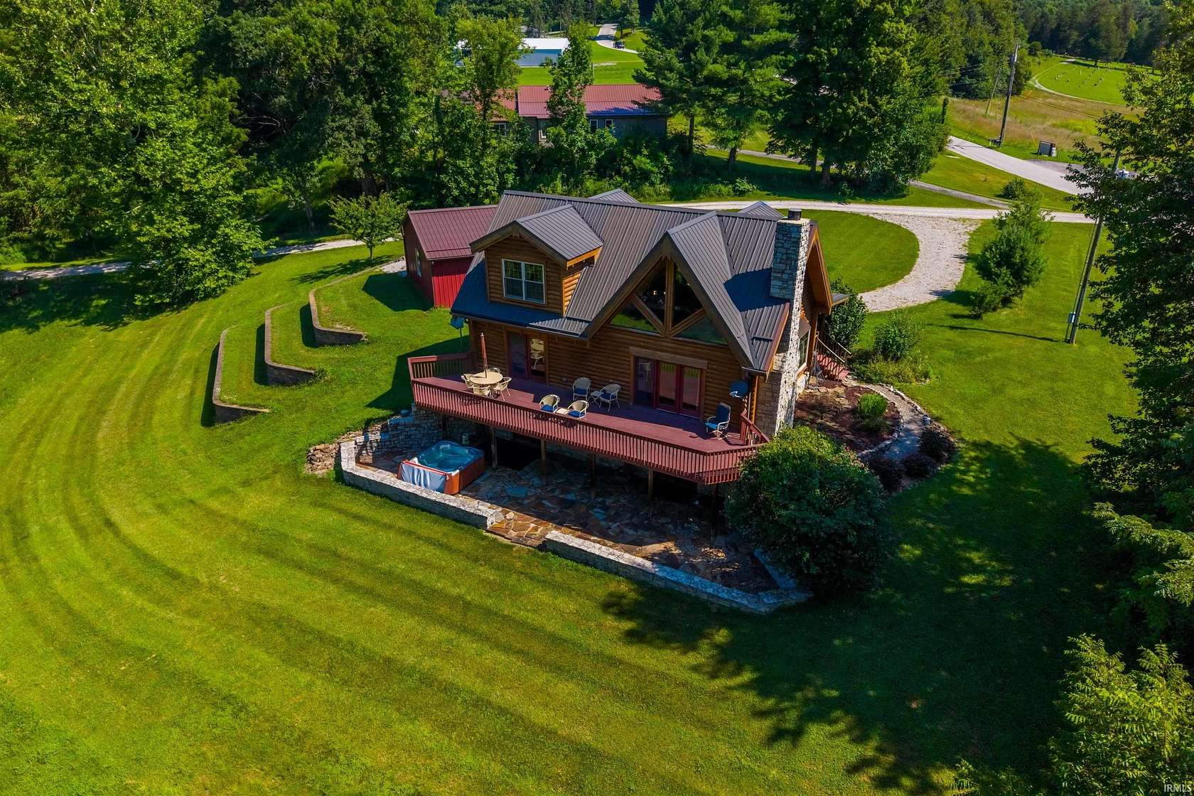 9.87 Acres of Land with Home for Sale in Nashville, Indiana