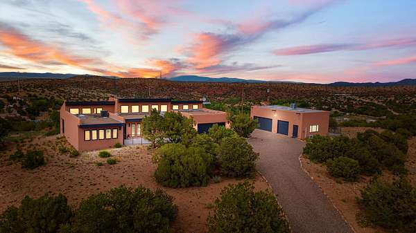 4 Acres of Land with Home for Sale in Placitas, New Mexico