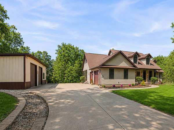 5.26 Acres of Land with Home for Sale in Verona, Illinois