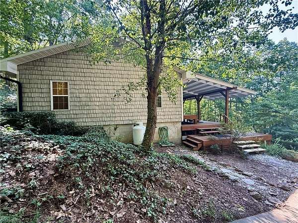 12.6 Acres of Recreational Land with Home for Sale in North Wilkesboro, North Carolina